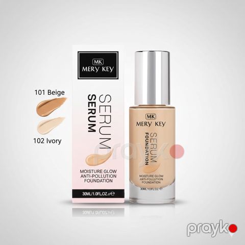 Tonal krem Mery Key Serum Foundation 102 Ivory 30 ml - MKST102 — Bakı