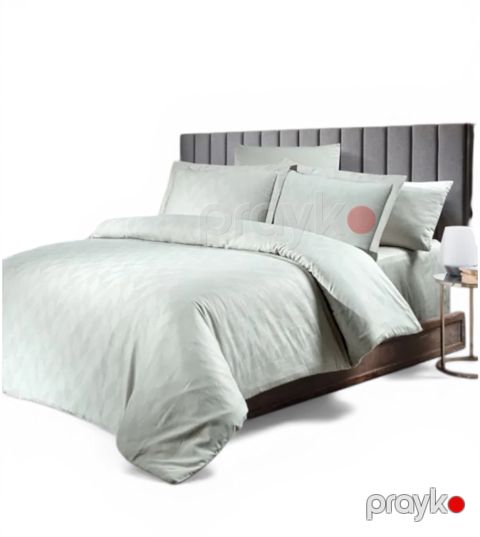 Yataq dəsti First Choice FST-12002, yorğan üzü 200x220 sm, mələfə 240x260 sm, yastıq üzü 50х70 sm/2 əd, ikinəfərlik, pambıq, bej — Bakı