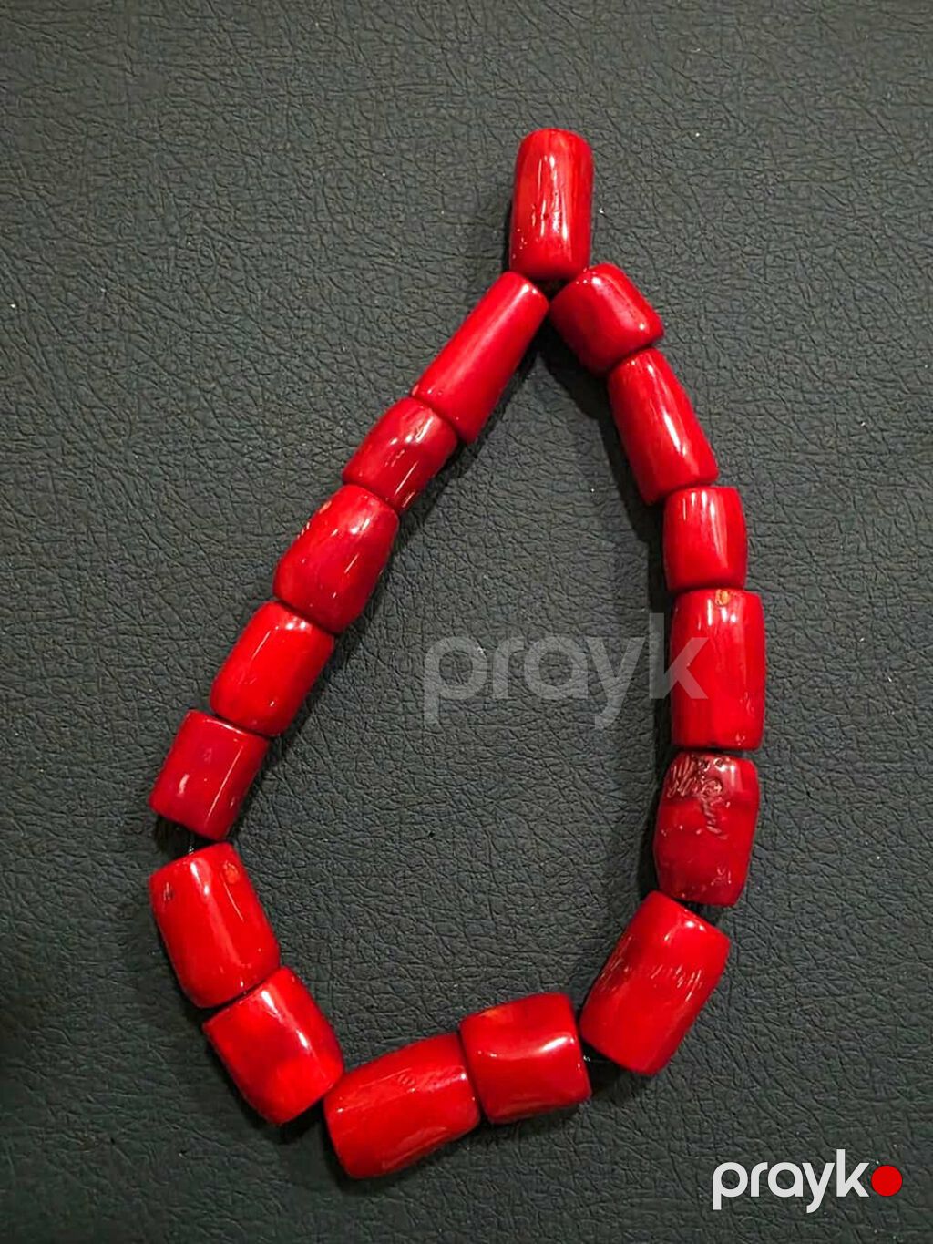 Mərcan təbeh (qırmızı təbii mərcan) muncuq dəsti - Material: təbii — Şəxsi əşyalar, Bakı (3)