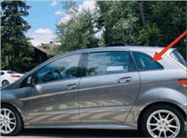 "B-class" Mercedes arxa nəfəslik — Bakı
