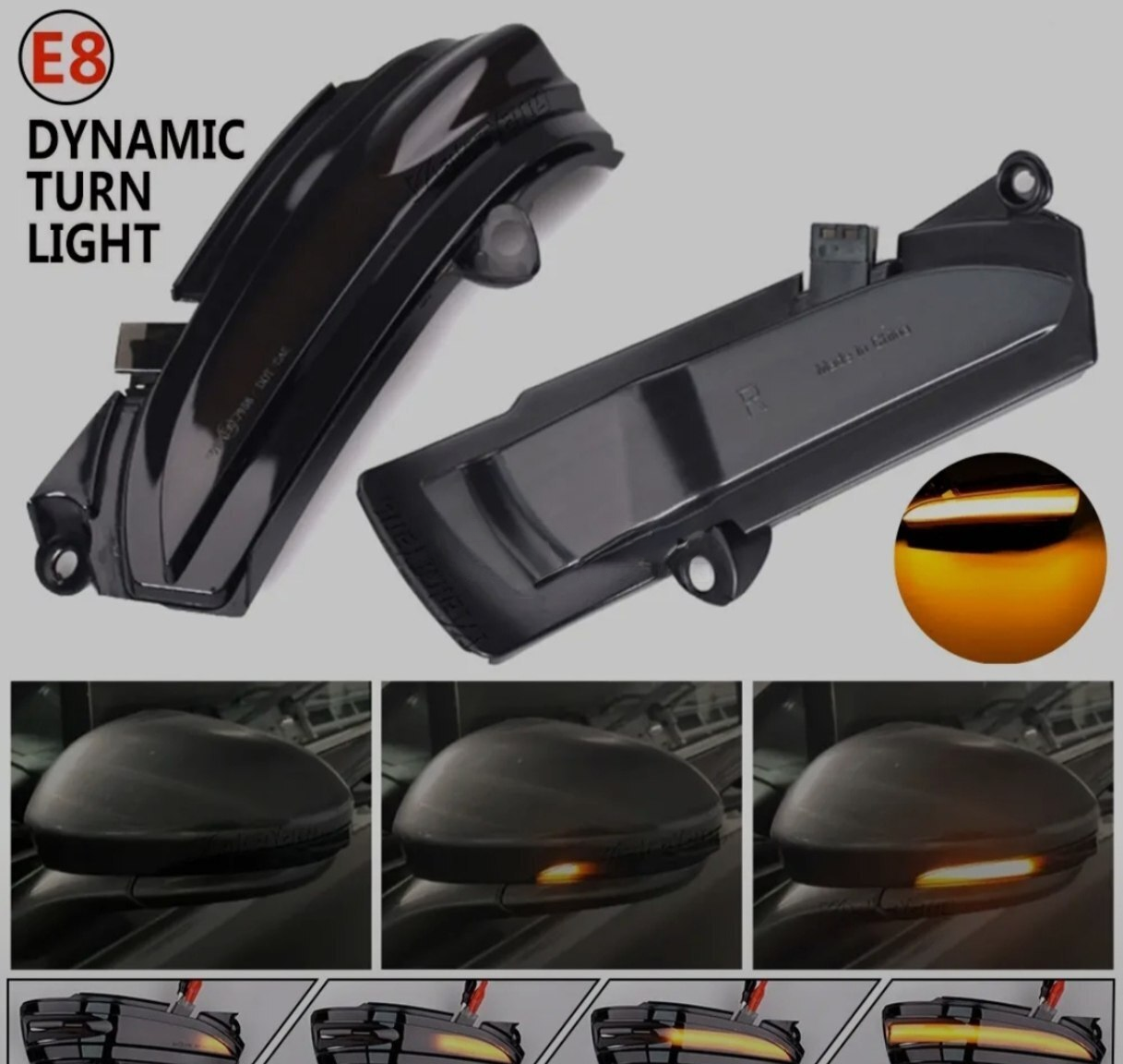 Yan güzgü LED dönmə işıqları Ford Mondeo Fusion 2013-2020 — Avtomobil işığı, Bakı (4)