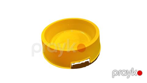 Kasa İt və pişik Tək Dairəvi Plastik 19x190 mm Sarı — Bakı