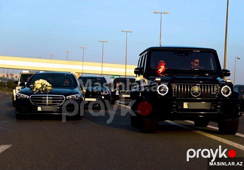 Mercedes S class 2022, 2023 il — Minik avtomobili icarəsi, Bakı (5)