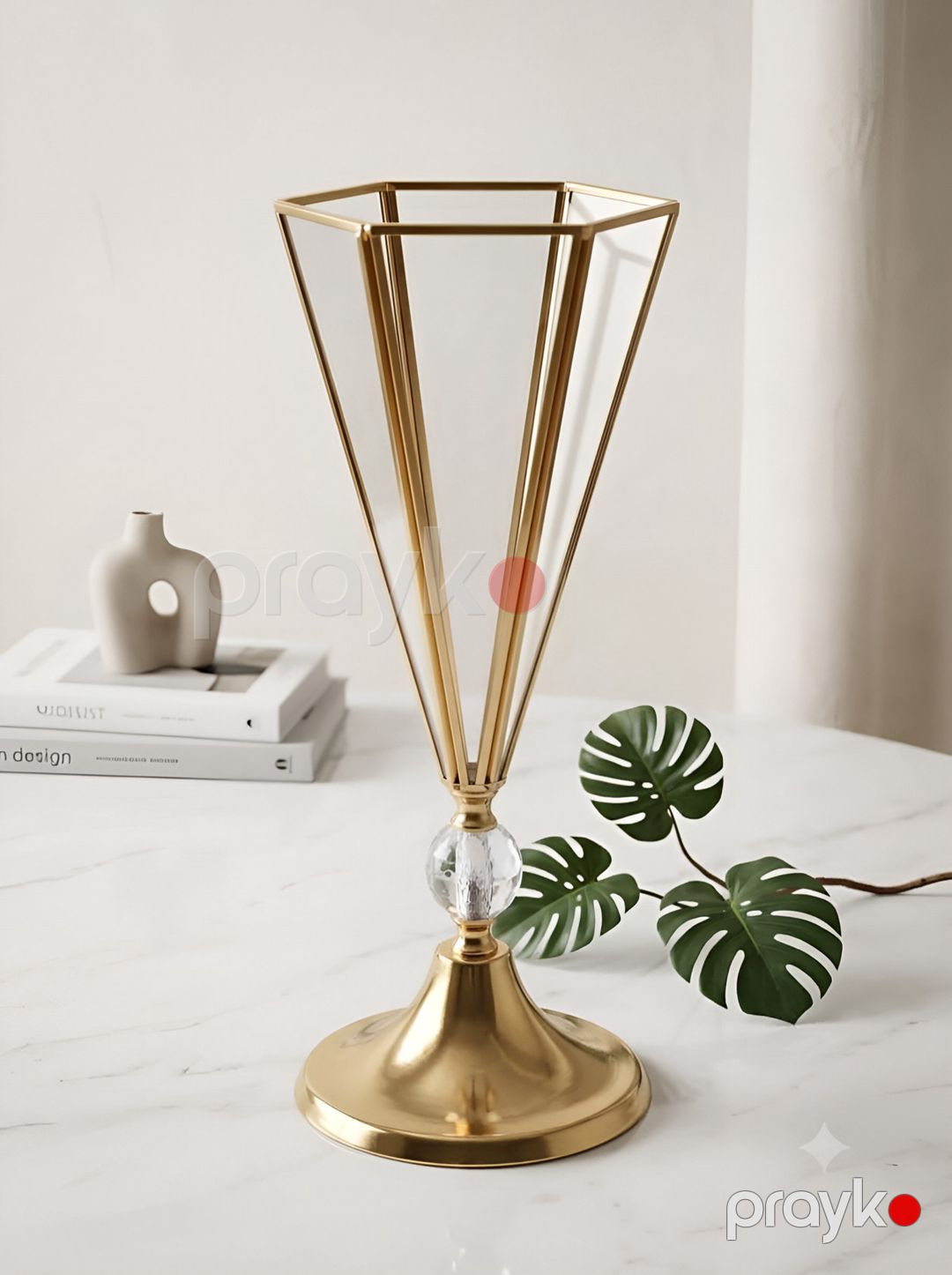 Güldan 27861778, şüşə, şəffaf/qızılı, 35 sm — Mallar, Bakı (2)
