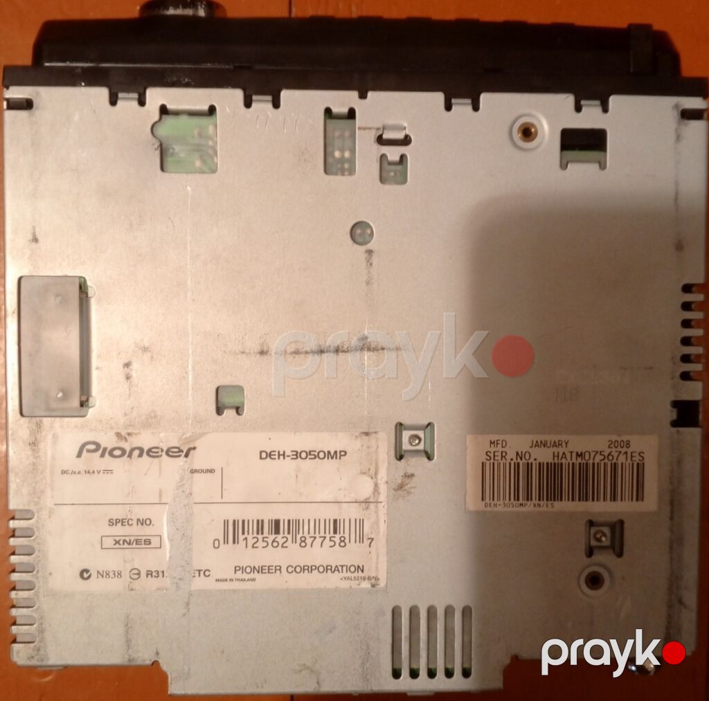 Pioneer DEH-3050MP avtomobil maqnitofonu - Format dəstəyi: MP3, WMA — Avtomobil akustikası, Şirvan (3)