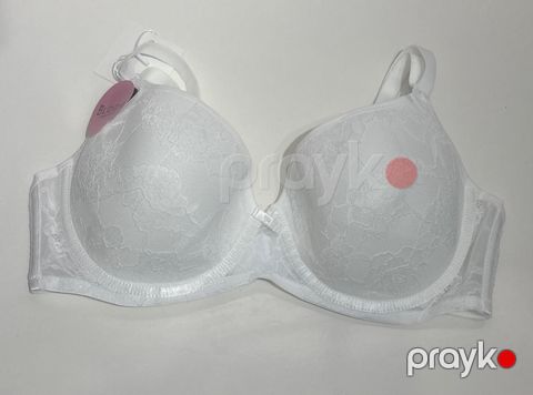 Büsthalter, dolğusuz, ağ, elastan/poliamid/poliester, ölçü 80C — Bakı
