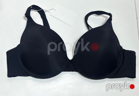 Büsthalter, Dolğusuz, Qara, Elastan/Poliamid, ölçü 90D — Bakı