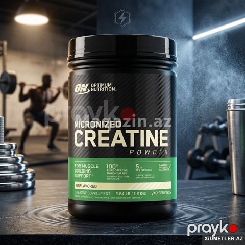 Optimum Nutrition Creatine Monohydrate 1.2kq Usa Creatin — Bakı