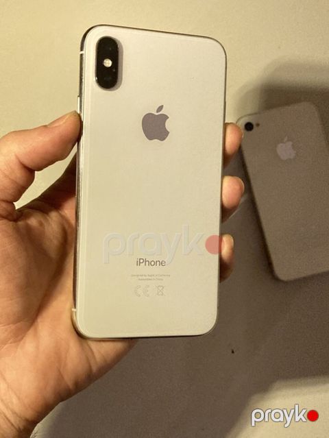 IPhone X, 64 GB, Gümüşü, Face ID — Bakı