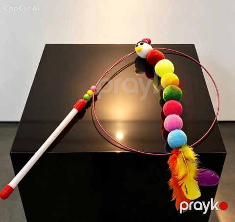 Cırnatıcı oyuncaq 12208160, pişiklər üçün, rəngbərəng — Bakı