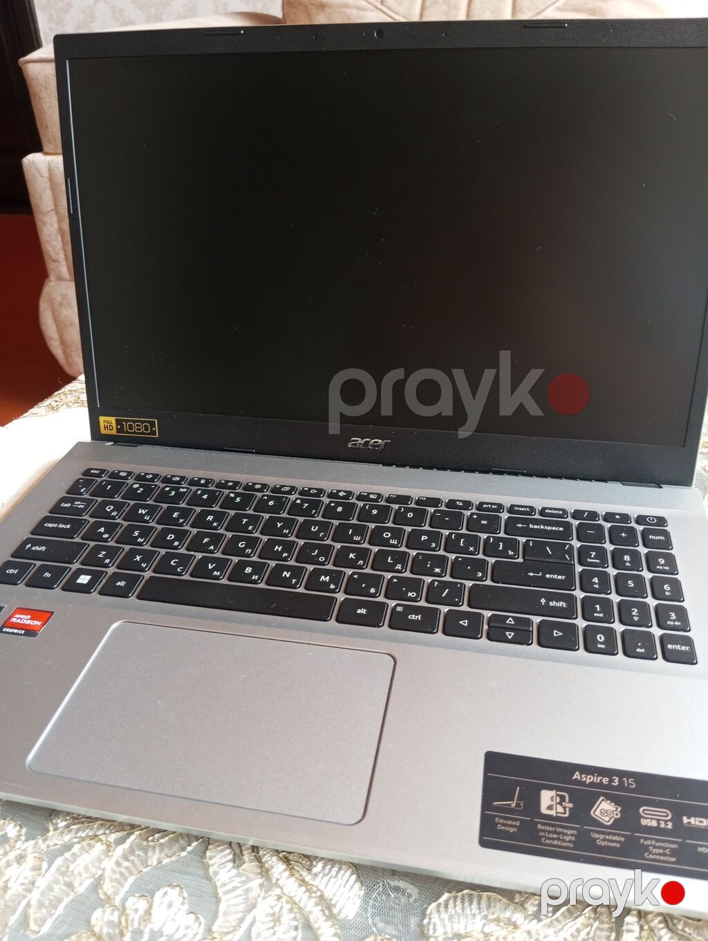 Yeni Acer Aspire, 15.6 AMD Ryzen 3, 512 GB, Ünvandan götürmə — Acer, Lənkəran (3)