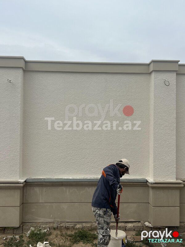 Fasad İşləri – Tarsofka və Silikonlu Boya — Fasad işləri, Bakı (3)