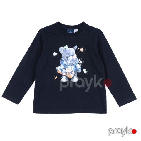Oğlanlar üçün uzunqol Chicco 9103183000000-88, göy, pambıq, ölçü 4 yaş — Bakı