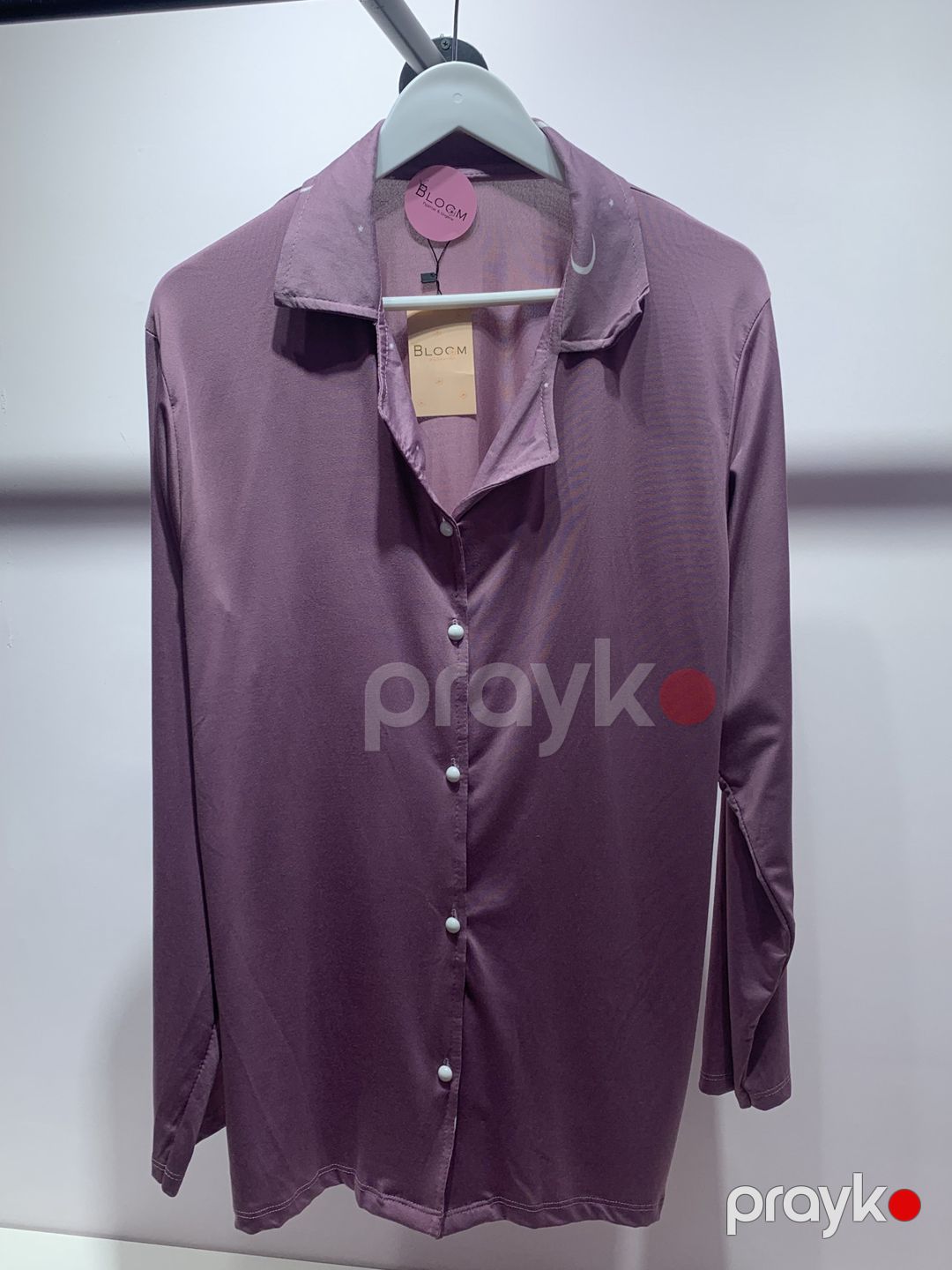 Qadın pijaması No brand, Şalvarlı pijama dəsti, Bənövşəyi, Elastan, Poliester, XXL — Mallar, Bakı (3)