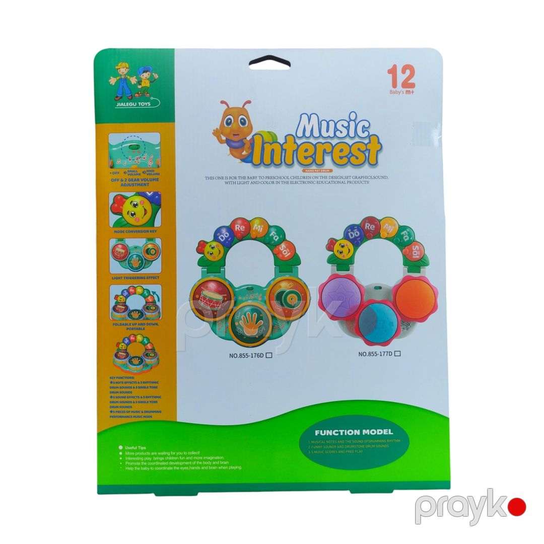 İnteraktiv oyuncaq Baraban Jialegu Toys +12 ay 24x24x6 sm — Mallar, Bakı (3)