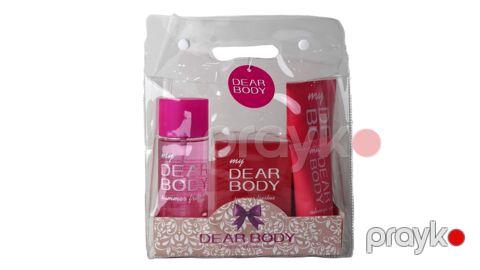 Bədən üçün kosmetika dəsti Dear Body Summer Freshes (əl və bədən kremi 75 ml + əl və bədən kremi 226 q + bədən spreyi 250 ml + ətir suyu 90 ml) — Bakı