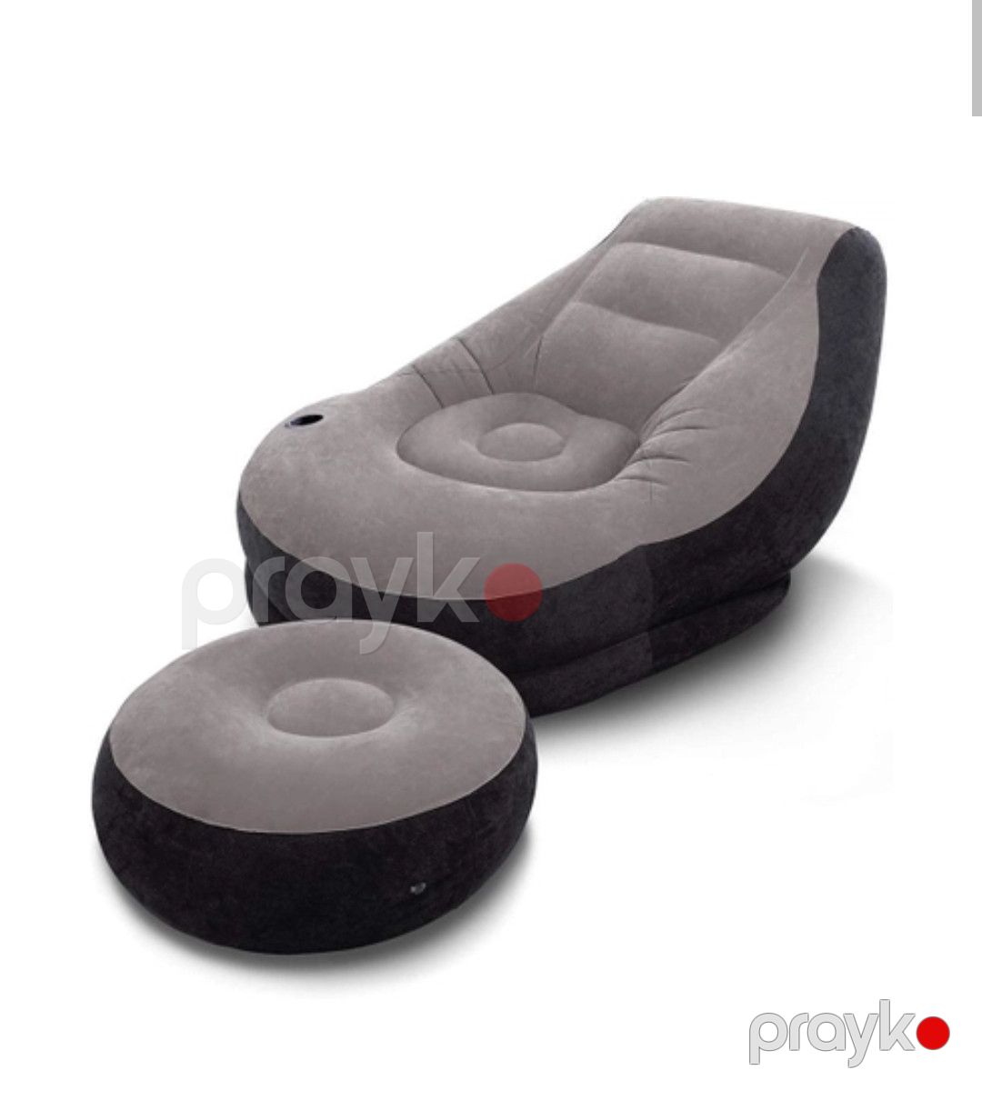 Şişmə kreslo, qara/tünd boz, 102х137х79 sm — Mallar, Bakı