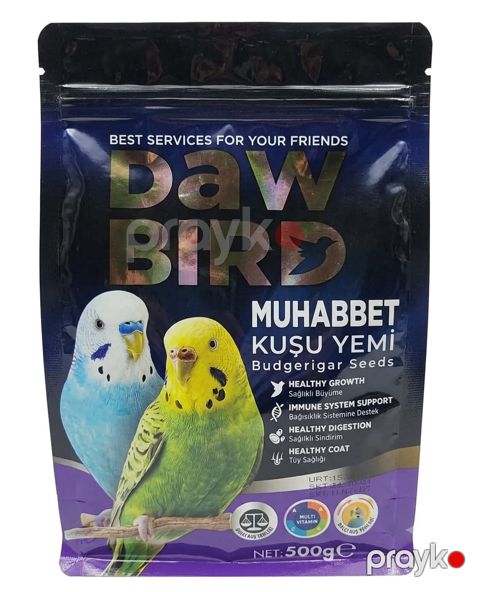 Quru yem DawBird, qranullar, taxıl qarışığı, 500 q, yetkin, ekzotik quşlar üçün, kiçik quşlar üçün — Bakı