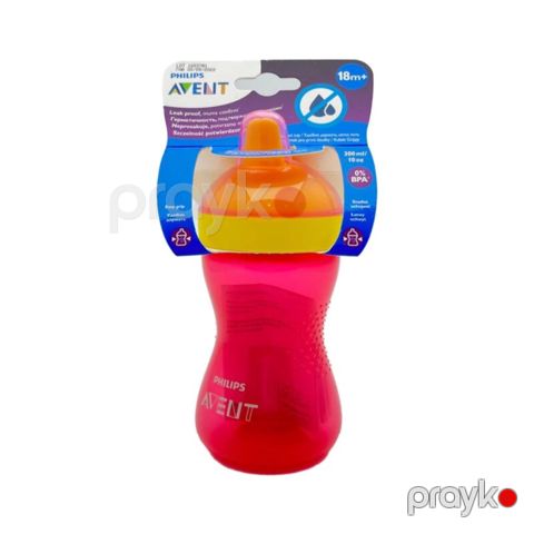 Uşaq üçün sərt başlıqlı su qabı Avent, 18 ay+, 300 ml — Bakı