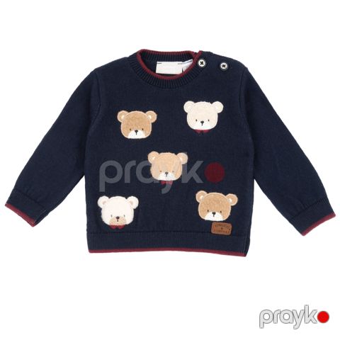 Oğlanlar üçün cemper Chicco 9102824000000-88, göy, pambıq/yun, ölçü 9 ay — Bakı