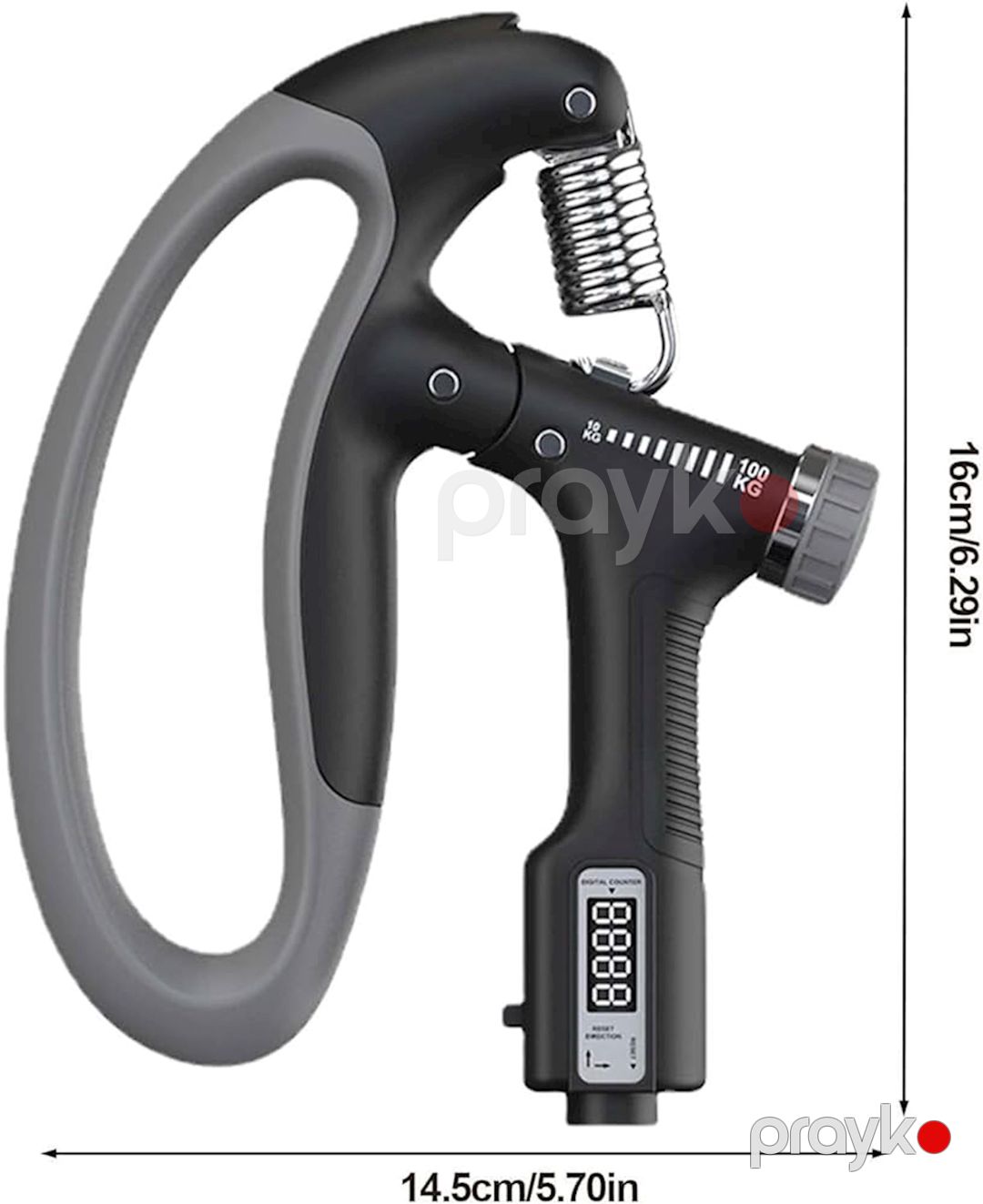 Espander WS0319, 10-100 kq, qara/boz — Mallar, Bakı (2)