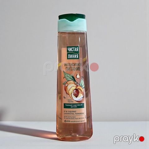 Şampun Чистая линия Интенсивное питание Масло персика, 400 ml — Bakı