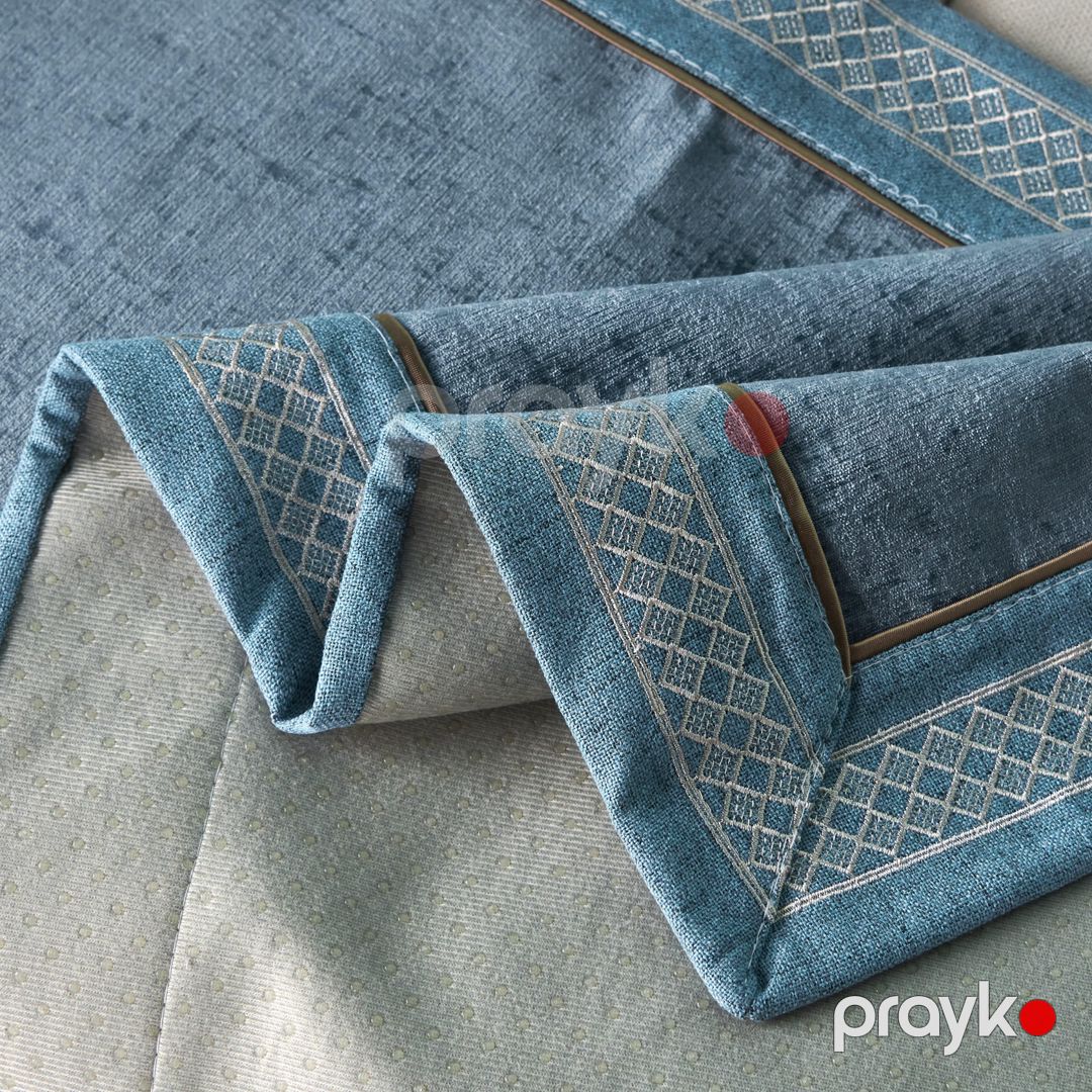 Divan örtüyü Annaberry 296, firuzəyi, maqnitli, 70x260 sm — Mallar, Bakı (2)