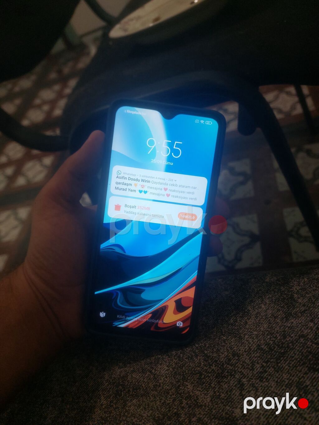 Xiaomi smartfon (Mıuı interfeysi) + qoruyucu örtük - Ekran: Tam — Xiaomi, Digah (2)
