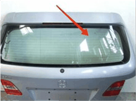 B class Mercedes arxa bagajın şüşəsi — Bakı