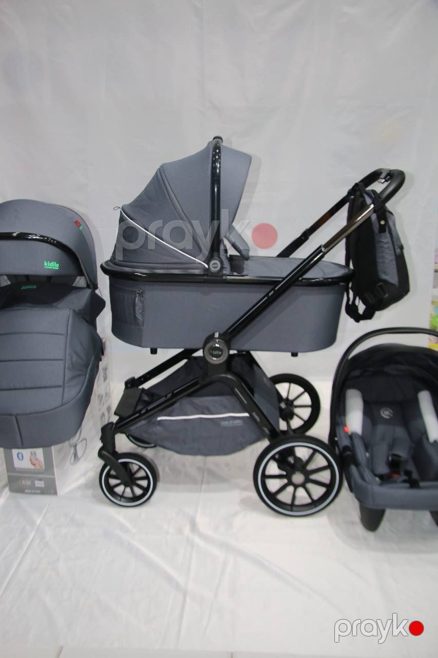 Uşaq arabası Kidilo H9-2 Dark grey — Mallar, Bakı (2)