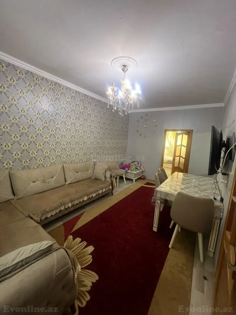 Satılır 2 otaqlı Mənzil Köhnə tikili 50 m² Bakı, Binəqədi r., Azadlıq prospekti m., 7-ci mikrorayon — Mənzil, Bakı (6)
