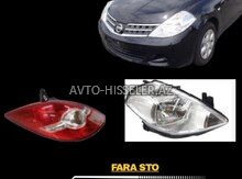 Nissan Tiida 2012 faraları — Bakı
