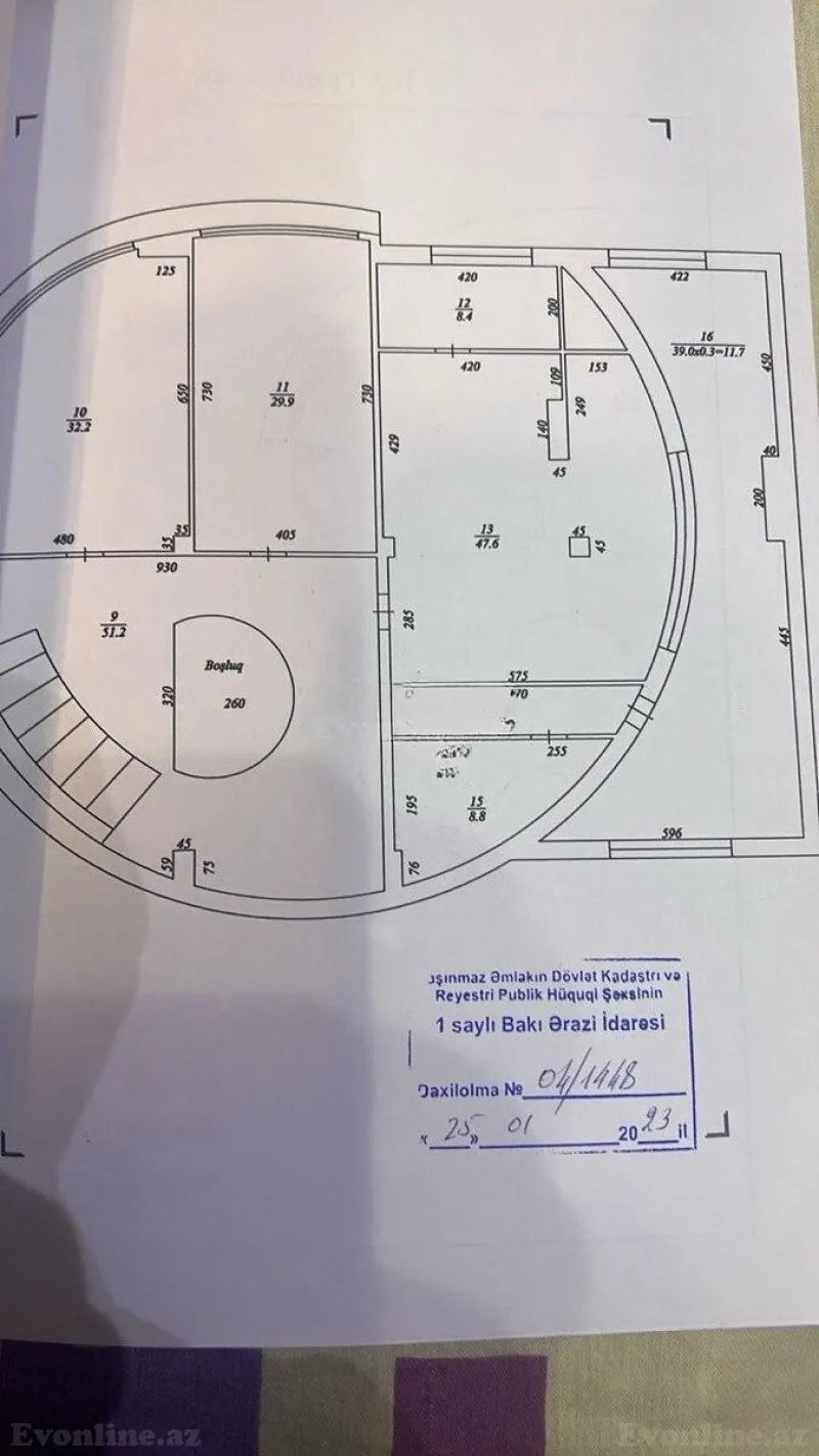 Satılır 7 otaqlı Mənzil Yeni tikili 800 m² Bakı, Yasamal r., Elmlər Akademiyası m — Mənzil, Bakı (3)