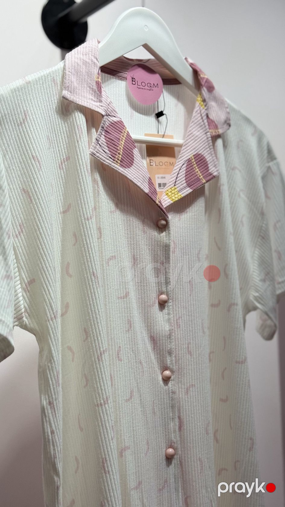 Şalvarlı pijama dəsti, çəhrayı, elastan/poliester, ölçü XL — Mallar, Bakı (3)