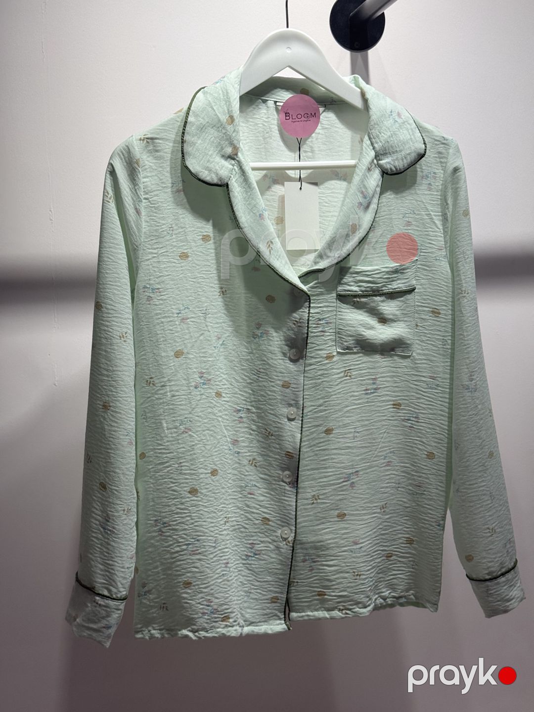 Şalvarlı pijama dəsti qadın üçün 01.00042, yaşıl, poliester, ölçü S — Mallar, Bakı (3)