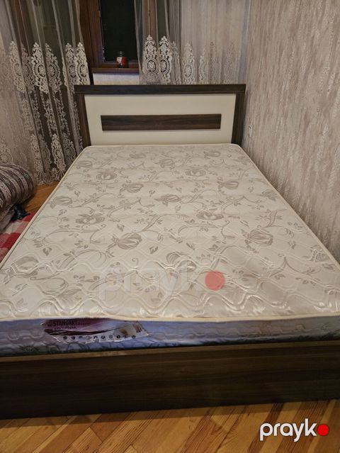 İkitanəli çarpayı və döşək dəsti - Ölçü: təxmini 160x200 sm (queen — Sumqayıt