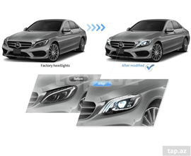 Mercedes W205 Fara — Avtomobil işığı, Bakı (3)