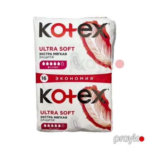 Gigiyenik bezlər Kotex Ultra Soft, 16 ədəd — Bakı
