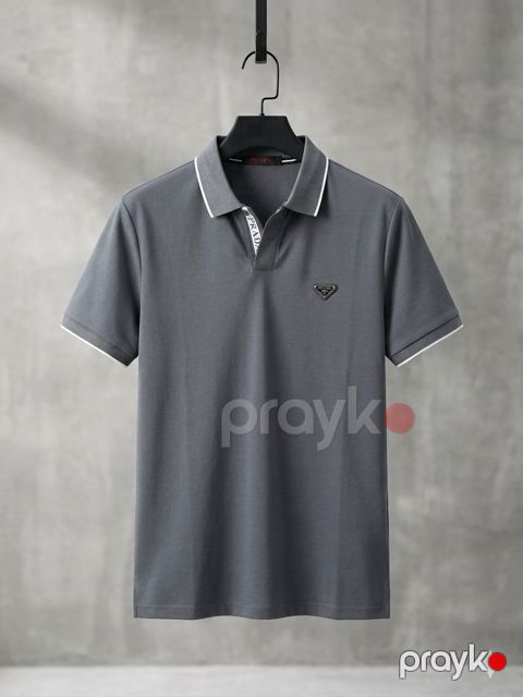 Kişilər üçün polo 2393080. boz, pambıq, ölçü L — Bakı