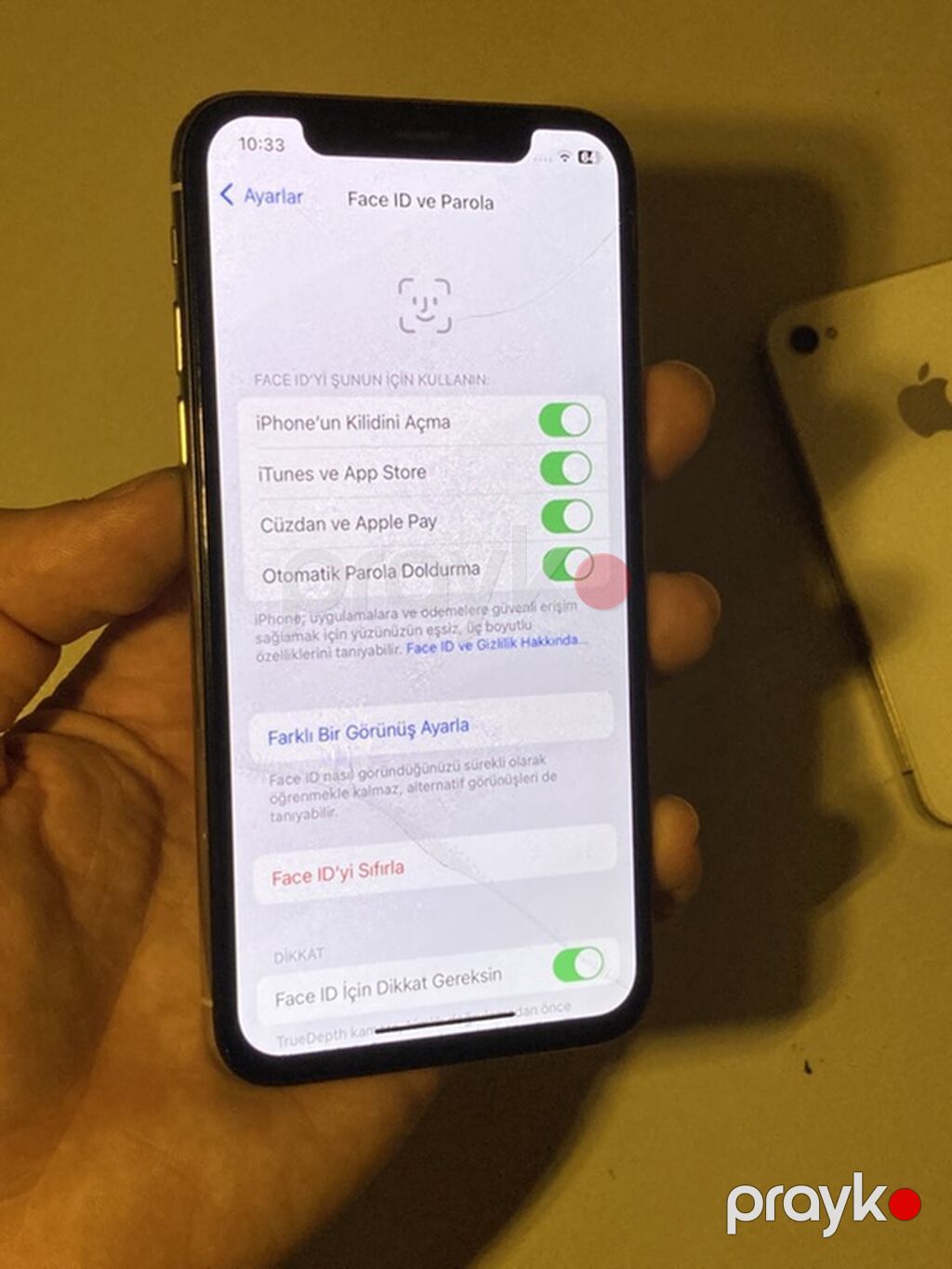 IPhone X, 64 GB, Gümüşü, Face ID — Apple iPhone, Bakı (2)