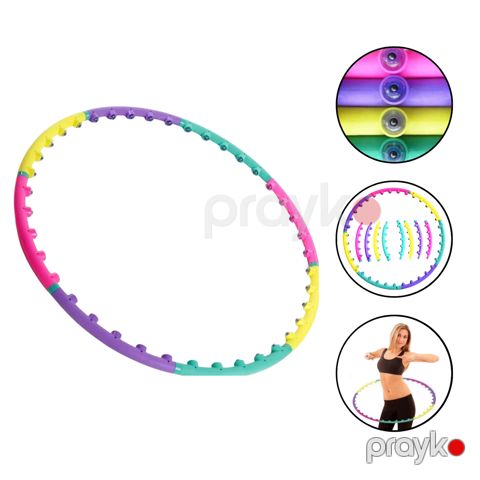 Masaj halqası Gymnic 1898 plastik, rəngbərəng, 95 sm — Bakı