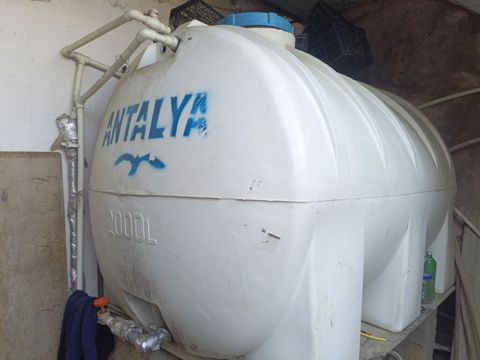 Antalya markalı plastik su çəni – 3000 litr - Tutum: 2000 L (korpus — Masazır