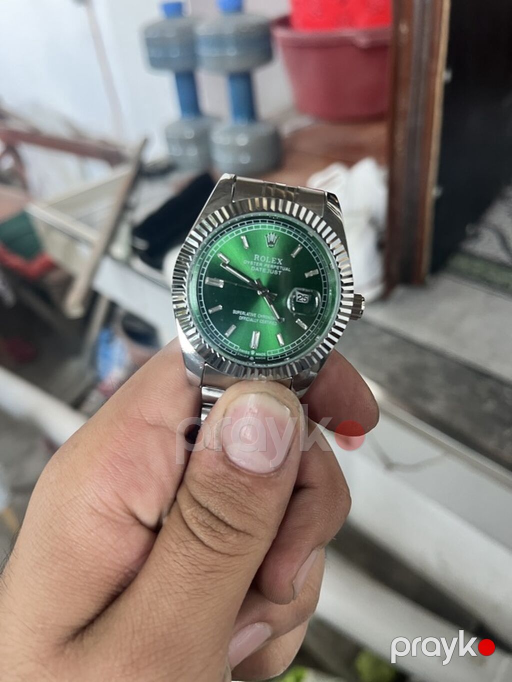 Yeni, Qol saatı, Rolex, rəng - Yaşıl — Qol saatları, Xırdalan (2)