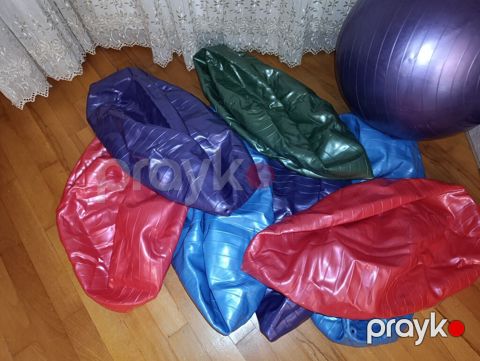 Fitnes plates topu. 65 sm lik olmalidi. 7 eded topdu tek tek 10 manata — Bakı