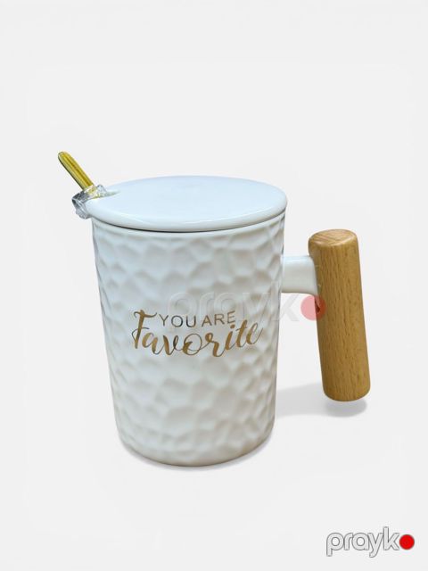 Krujka You Are Favorite, keramika, ağ, 300 ml — Bakı