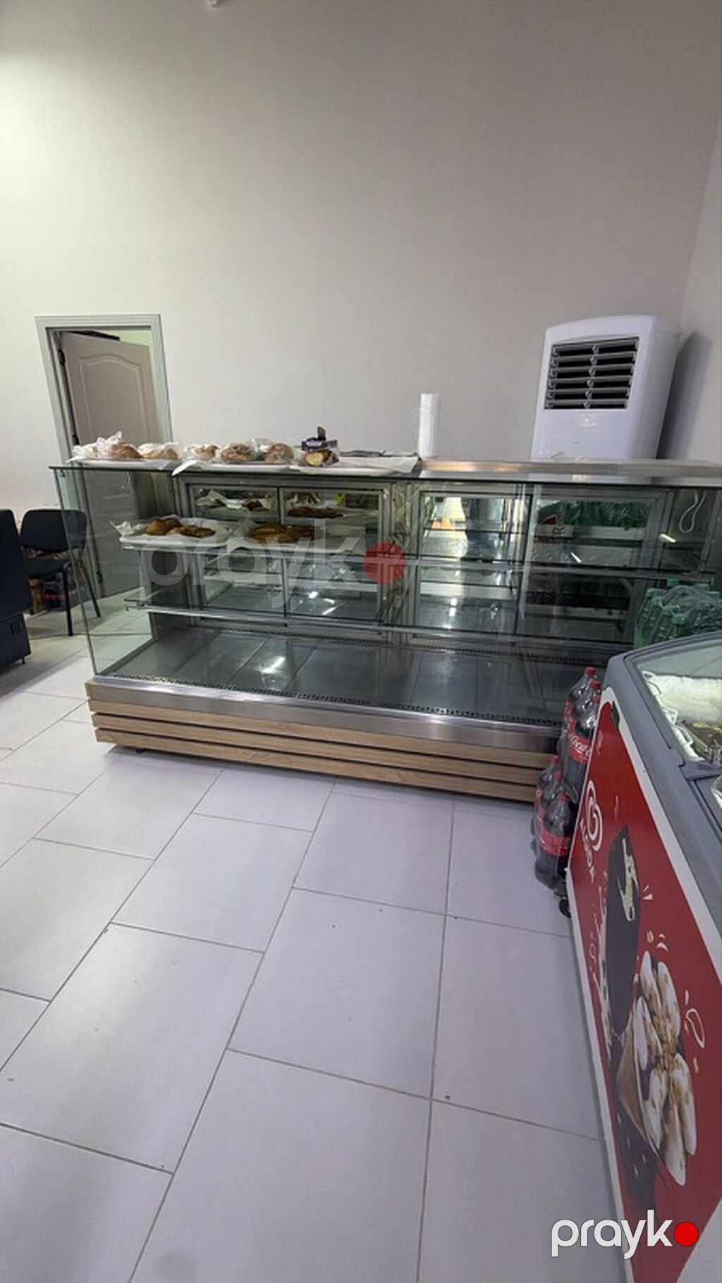 Şüşə vitrin-bufet (kafe/market üçün) Şəkildəki şüşəli şirniyyat — Vitrini, Bakı (6)