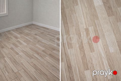 Dekorativ döşəmə örtüyü 680, bej, 15.2x91.4 sm 36 ədəd — Bakı