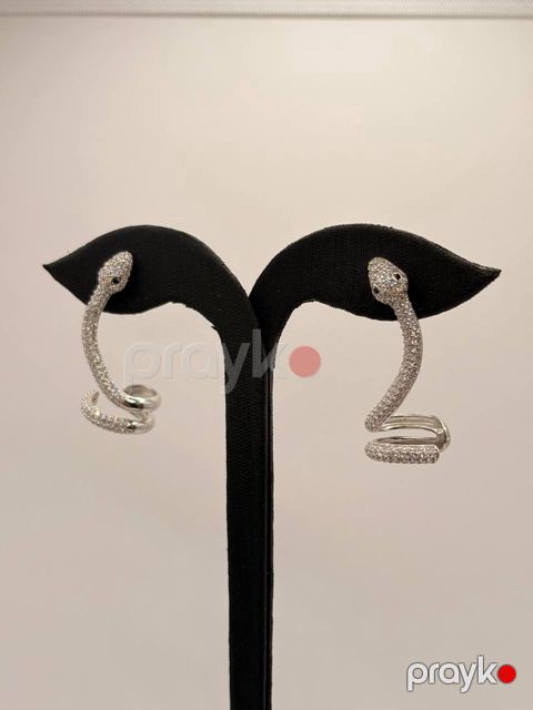 Sırğa qadınlar üçün silver shop1523, gümüş 925 əyar — Bakı