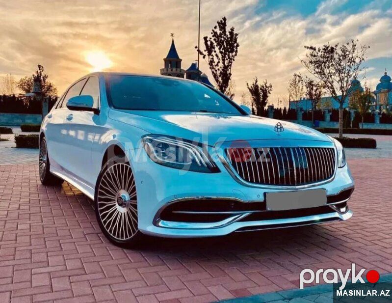 Mercedes S class Maybach, 2020 il — Minik avtomobili icarəsi, Bakı (3)