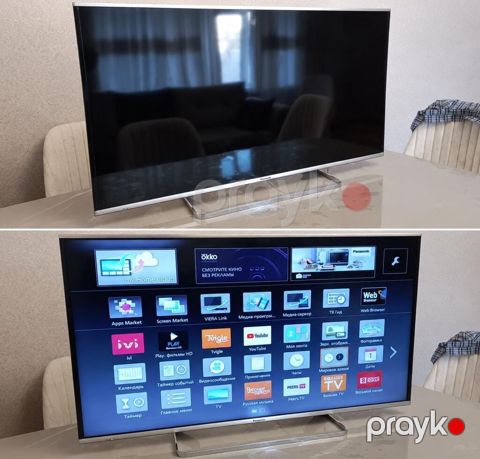 Panasonic Smart tv böyük ekran ölçüsü 122 SM. Qiymət 360 manat ünvan — Digah